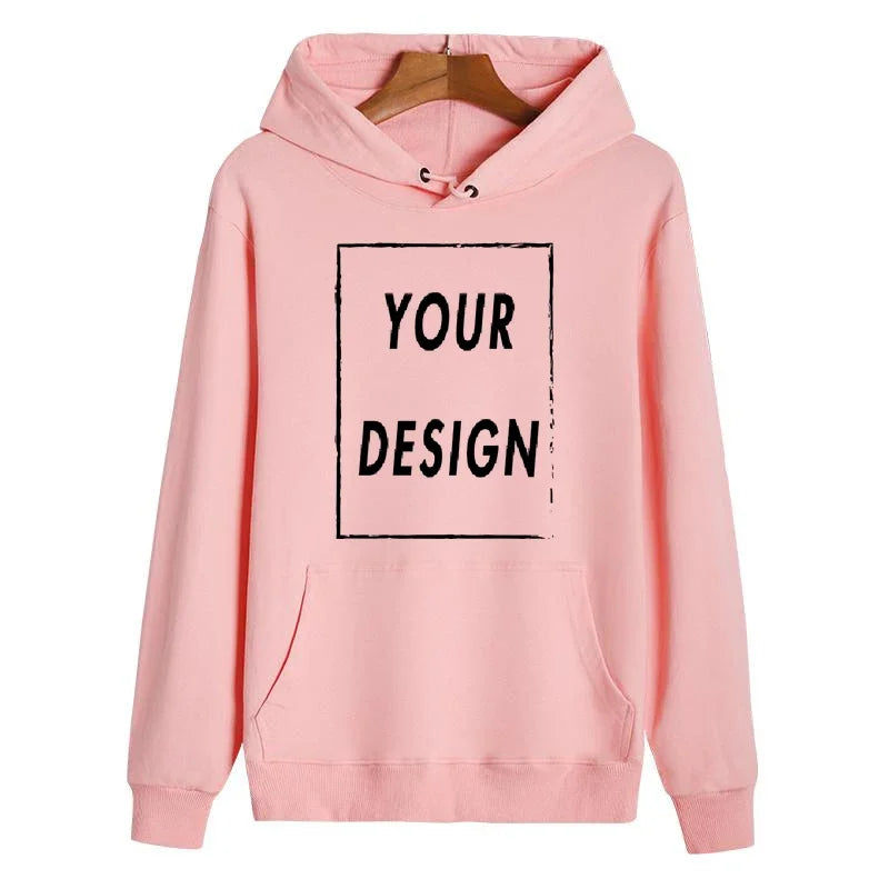pure cotton hoodie custom design, personalized logo, long sleeved new men's and women's universal large casual sports sweat
