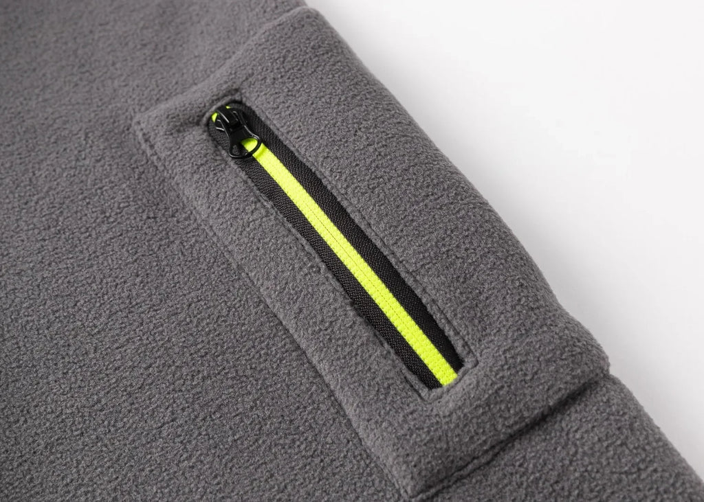 Honda Logo Motorcycle Long-sleeved Stand-up Collar Half-zip Sweatshirt Thick Warm Long-sleeved Top Autumn and Winter Jacket