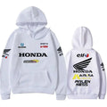 Honda Logo Hoodie Outdoor Sports Motorcycle Riding Jacket Honda Motorcycle Race Fans Clothing Men's Wear Streetwear Swearshirt